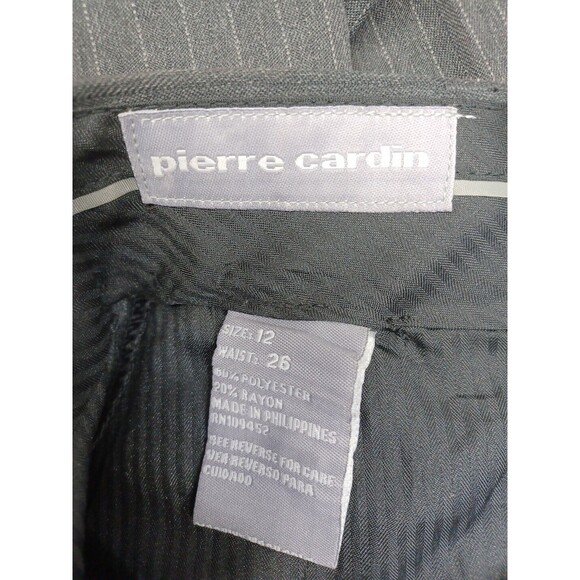 Pierre Cardin Dress Pants Boys Size 12 Reg Formal Waist 26 Pleated Cuffed - Picture 5 of 6